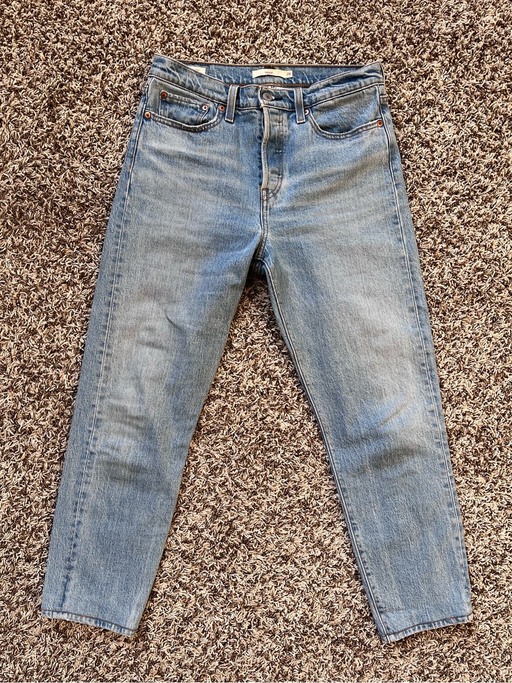 Levi’s Wedgie Straight Ankle Jeans